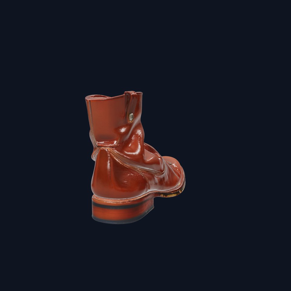 Antique Leather Riding Boots model pack